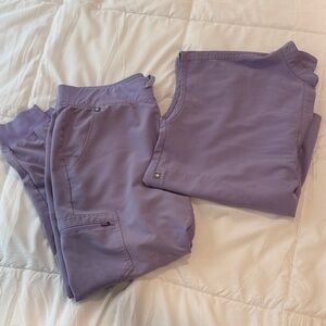 Figs Lavender Scrub Set